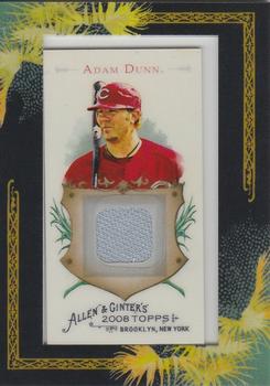 2008 Topps Allen & Ginter - Relics #AGR-AD1 Adam Dunn Front