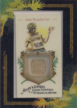 2008 Topps Allen & Ginter - Relics #AGR-AL Andrew William Ocean Litz Front