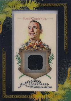 2008 Topps Allen & Ginter - Relics #AGR-JC Joey Chestnut Front