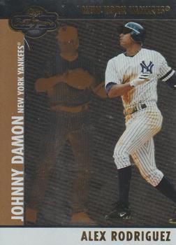 2008 Topps Co-Signers - Silver Gold #050 Alex Rodriguez / Johnny Damon Front