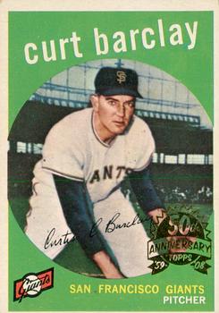 2008 Topps Heritage - 50th Anniversary Buybacks #307 Curt Barclay Front