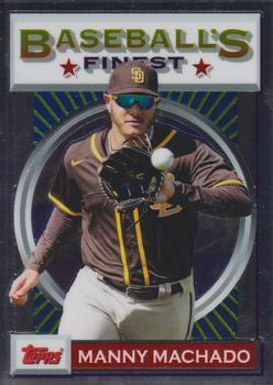 2020 Topps Finest Flashbacks #191 Manny Machado Front