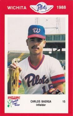 1988 Rock's Dugout Wichita Pilots #NNO Carlos Baerga Front