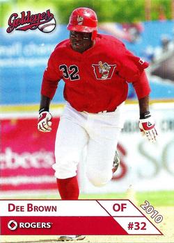 2010 Rogers Winnipeg Goldeyes SGA #NNO Dee Brown Front