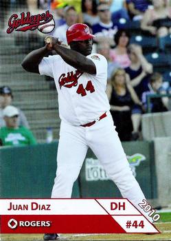 2010 Rogers Winnipeg Goldeyes SGA #NNO Juan Diaz Front