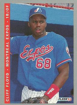 1993 Fleer Final Edition #F-92 Cliff Floyd Front