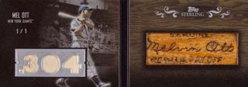 2008 Topps Sterling - Bat Barrels #SBB3 Mel Ott Front