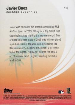 2020 Topps On-Demand Set 10: MLB Summer Blockbusters #19 Javier Baez Back