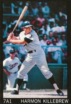 1968 Sports Illustrated Poster Cards #7A1 Harmon Killebrew Front
