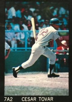 1968 Sports Illustrated Poster Cards #7A2 Cesar Tovar Front