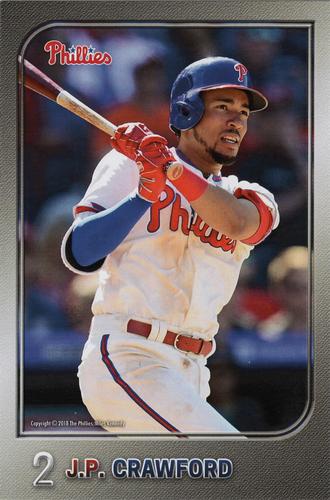 2018 Philadelphia Phillies Photocards 2nd Edition #NNO J.P. Crawford Front