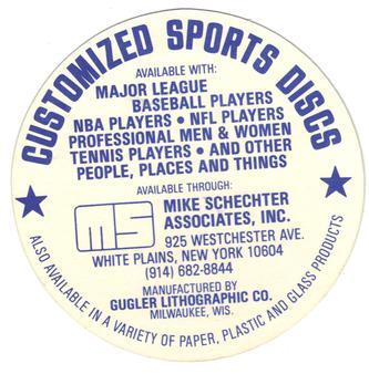 1977 MSA Customized Sports Discs #NNO Mark Fidrych Back