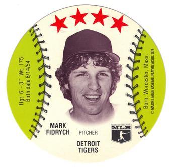 1977 MSA Customized Sports Discs #NNO Mark Fidrych Front