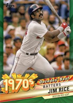 2020 Topps - Decades' Best Green (Series Two) #DB-42 Jim Rice Front