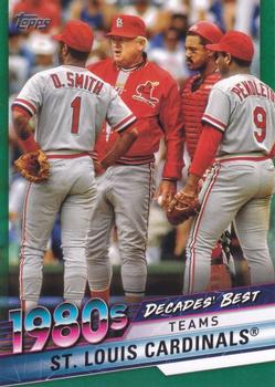 2020 Topps - Decades' Best Green (Series Two) #DB-53 St. Louis Cardinals Front