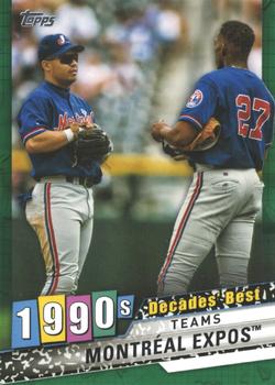 2020 Topps - Decades' Best Green (Series Two) #DB-72 Montreal Expos Front