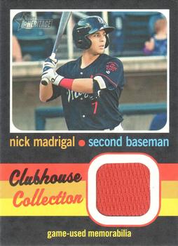 2020 Topps Heritage Minor League - Clubhouse Collection Relics #CCR-NM Nick Madrigal Front