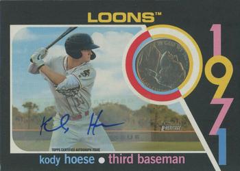 2020 Topps Heritage Minor League #71MR-KH Kody Hoese Front