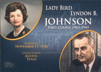 2008 Topps Updates & Highlights - First Couples #FC-34 Lyndon B. Johnson  / Lady Bird Johnson Front