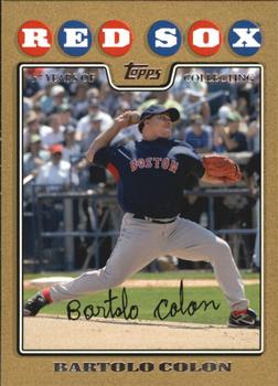 2008 Topps Updates & Highlights - Gold #UH14 Bartolo Colon Front
