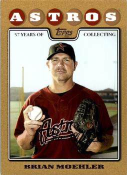 2008 Topps Updates & Highlights - Gold #UH22 Brian Moehler Front
