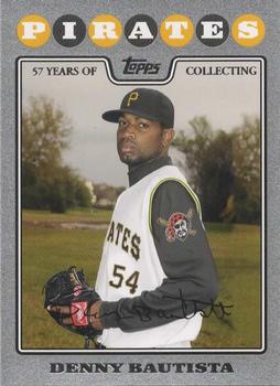 2008 Topps Updates & Highlights - Platinum #UH98 Denny Bautista Front