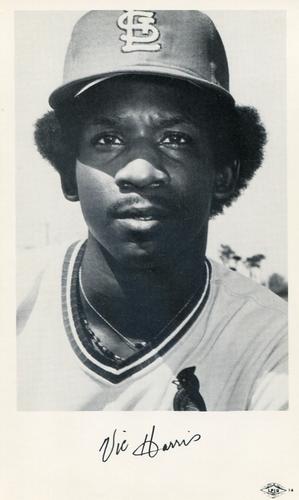 1976 St. Louis Cardinals Photocards #NNO Vic Harris Front