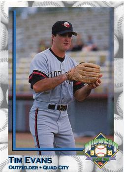 1993 Midwest League All-Stars #NNO Tim Evans Front