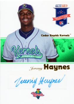 2008 TriStar PROjections - Autographs Green #295 Jeremy Haynes Front