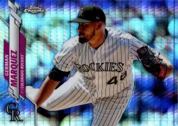 2020 Topps Chrome - Prism Refractor #44 German Marquez Front