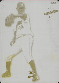 2008 TriStar PROjections - Printing Plates Yellow #142 Hector Correa Front
