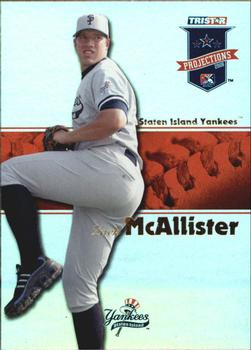 2008 TriStar PROjections - Reflectives #340 Zach McAllister Front
