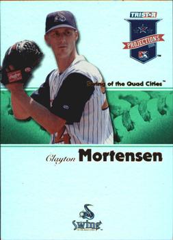 2008 TriStar PROjections - Reflectives Green #255 Clayton Mortensen Front