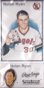 1992 Sportmart Rawlings Nolan Ryan Pin SGA #NNO Nolan Ryan Front