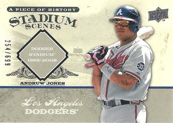 2008 Upper Deck A Piece of History - Stadium Scenes #SS28 Andruw Jones Front