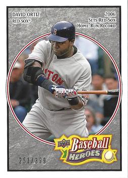 2008 Upper Deck Baseball Heroes - Charcoal #21 David Ortiz Front