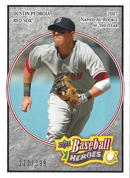 2008 Upper Deck Baseball Heroes - Charcoal #30 Dustin Pedroia Front