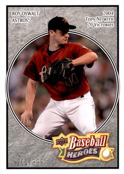 2008 Upper Deck Baseball Heroes - Charcoal #76 Roy Oswalt Front