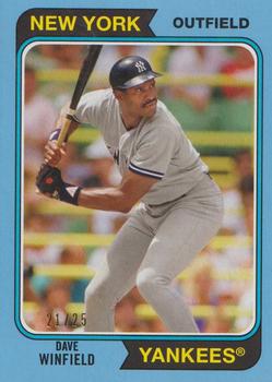 2020 Topps Archives - Blue #166 Dave Winfield Front