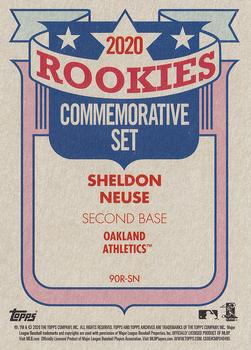 2020 Topps Archives - 1990 Topps Rookies #90R-SN Sheldon Neuse Back