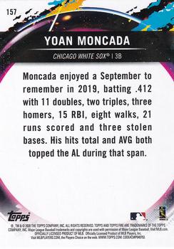 2020 Topps Fire #157 Yoan Moncada Back