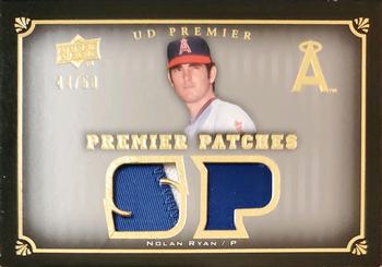 2008 Upper Deck Premier - Patches Gold #PP2-NR Nolan Ryan Front