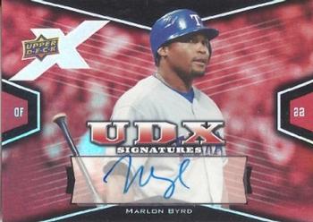 2008 Upper Deck X - Signatures #MB Marlon Byrd Front