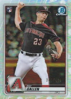 2020 Bowman Chrome - Refractor #81 Zac Gallen Front