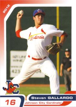 2012 Grandstand Johnson City Cardinals #NNO Steven Gallardo Front