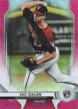 2020 Bowman Sterling - Pink #BSR-91 Zac Gallen Front