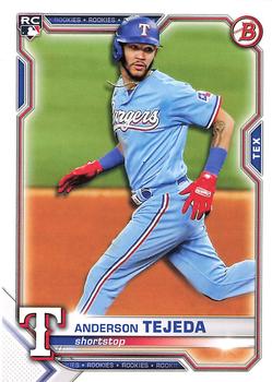 2021 Bowman #33 Anderson Tejeda Front