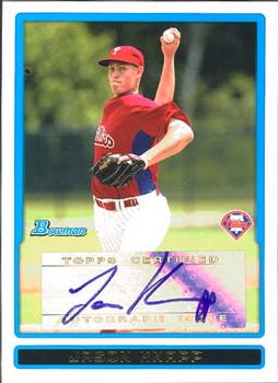 2009 Bowman - Prospects Autographs #BPA-JK Jason Knapp Front