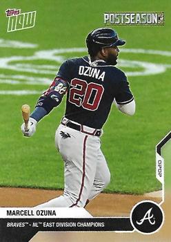 2020 Topps Now Postseason Atlanta Braves #PS-79 Marcell Ozuna Front