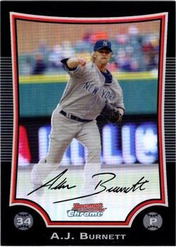 2009 Bowman Chrome - Refractors #145 A.J. Burnett Front